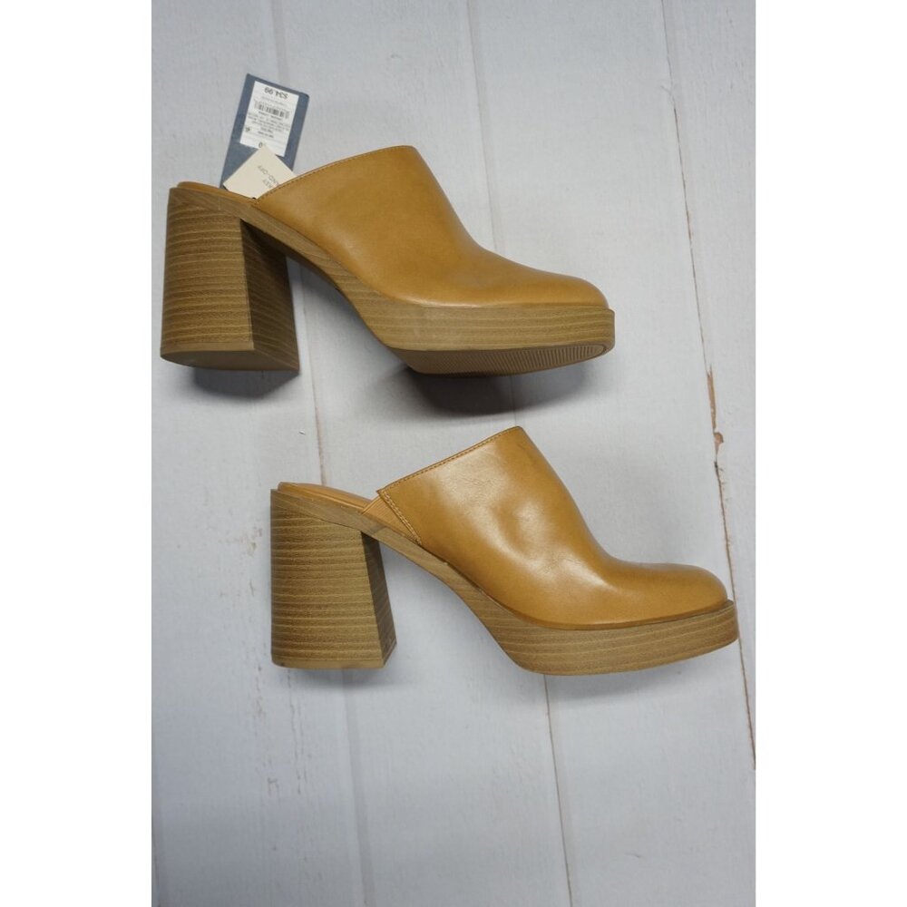 Universal Thread Women's Tan Tess Platform Mule Heels - Size 10, NWT - Picture 10 of 15